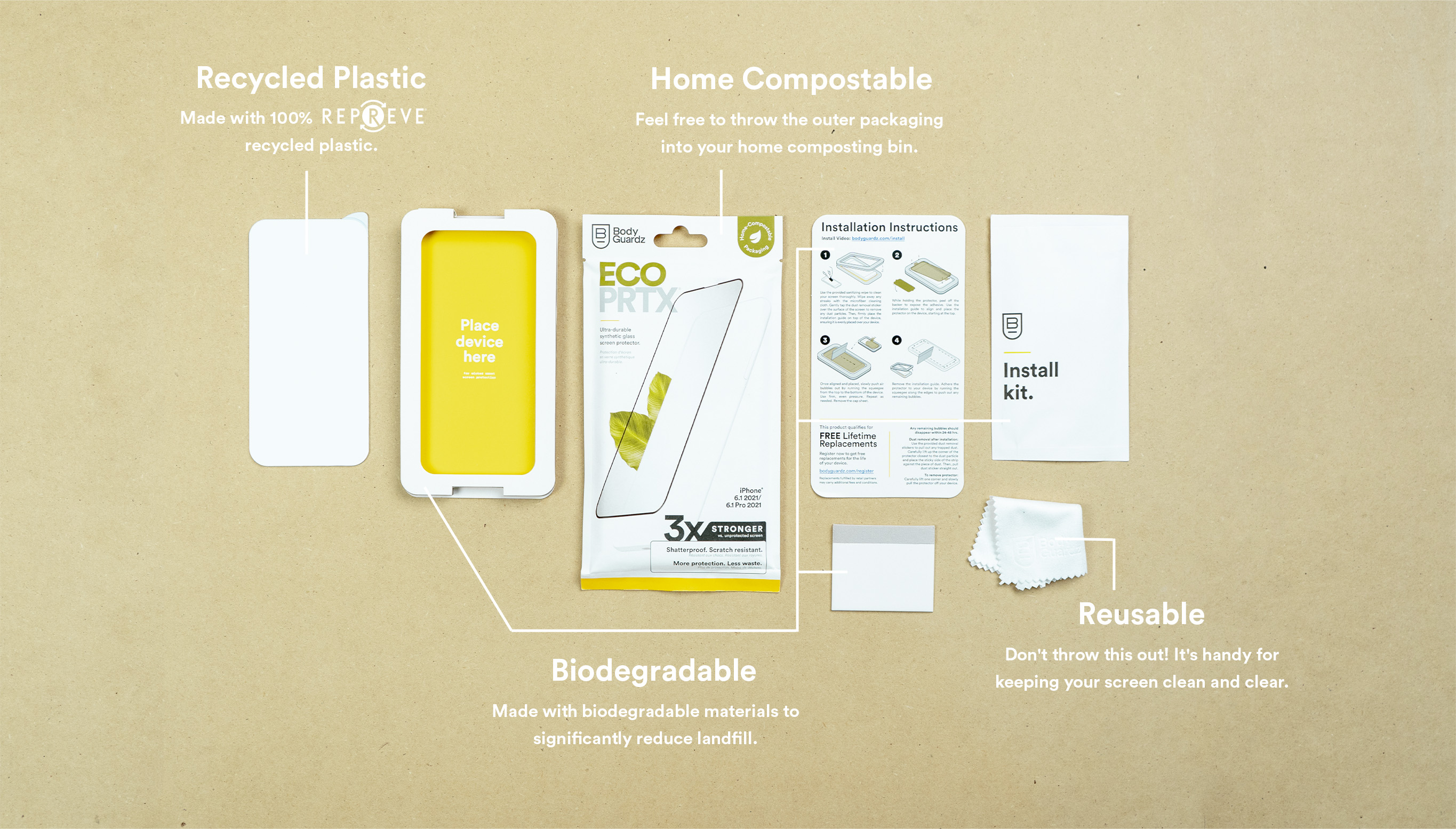 ECO PRTX uses responsible, eco friendly packaging.